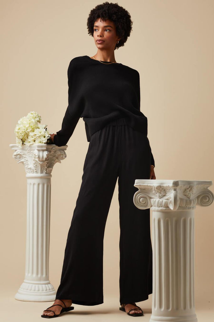 VETTA apparel The Reversible Wide Leg Pant capsule wardrobe