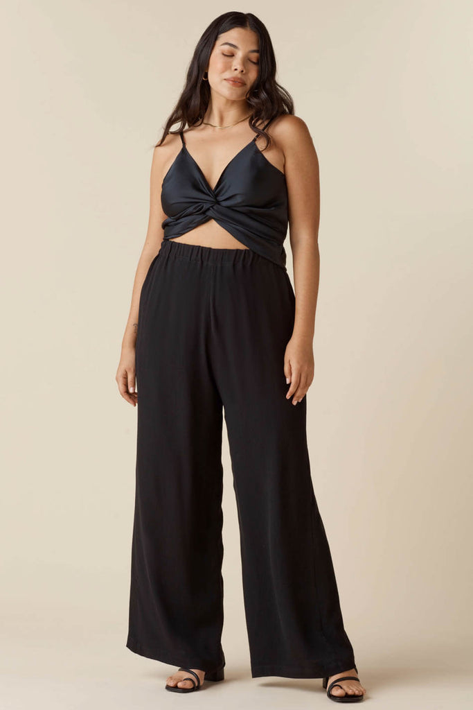 VETTA apparel The Reversible Wide Leg Pant capsule wardrobe